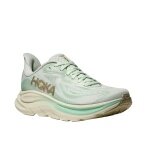Hoka running shoes Clifton 10 (cushioning) light green ladies