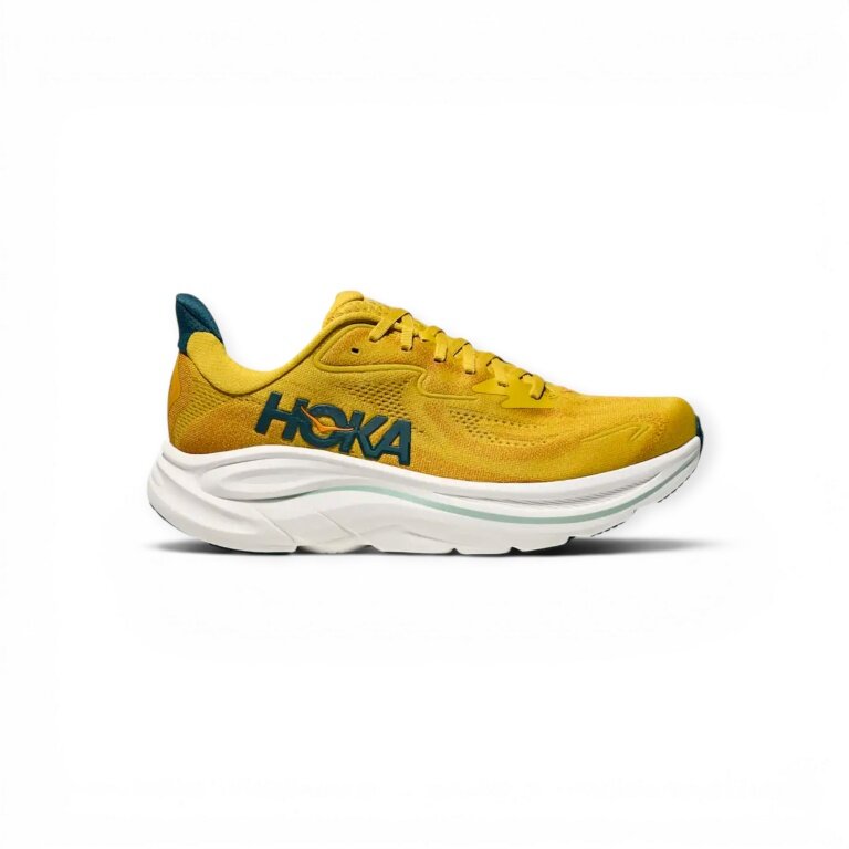 Hoka running shoes Clifton 10 (cushioning) yellow men's
