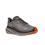 Hoka running shoes Clifton 9 GTX (waterproof, reflective details) grey men's