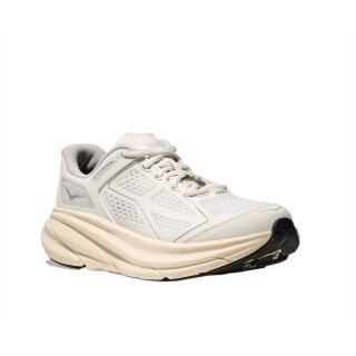 Hoka running shoes Clifton One 9 cream white/light grey ladies