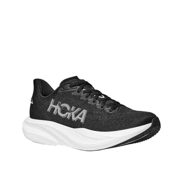 Hoka running shoes Mach 7 (cushioning) black/white men's