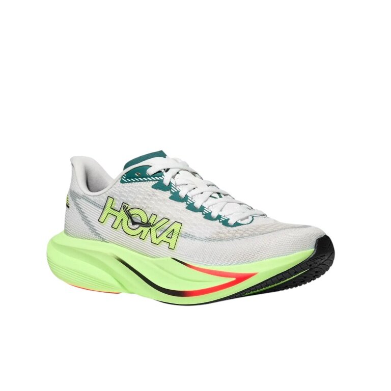 Hoka Running Shoes Mach 7 (Cushioning) Light Grey/Neon Green Men's