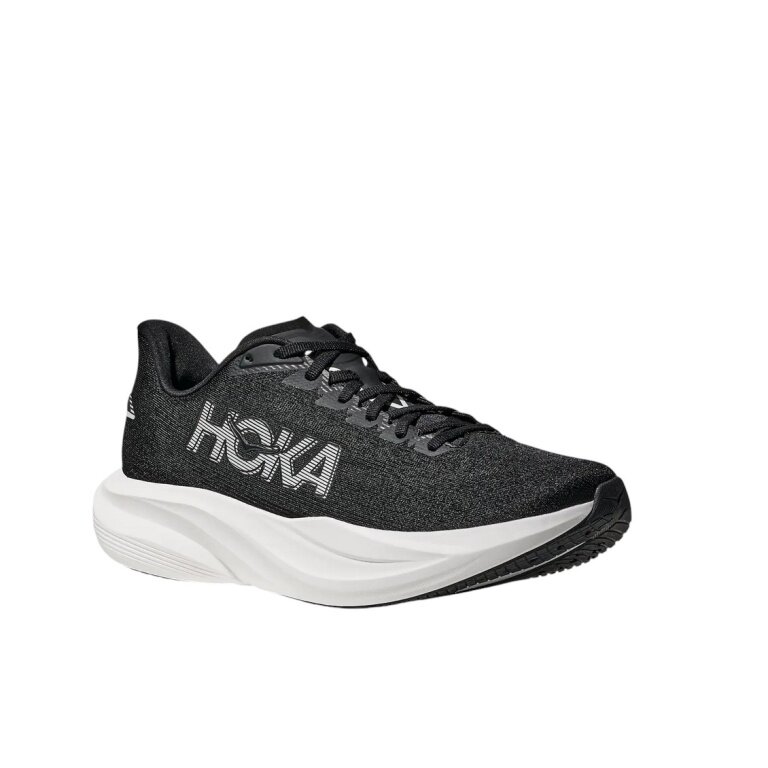 Hoka running shoes Mach 7 (cushioning) black/white ladies