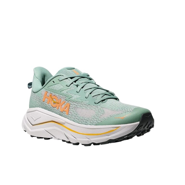 Hoka Trail Running Shoes Challenger 8 jade green ladies