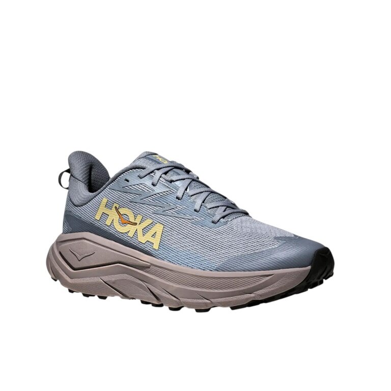 Hoka Trail Running Shoes Challenger 8 GTX (waterproof) blue-grey men's