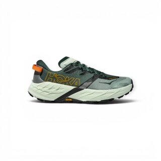 Hoka Trail Running Shoes Speedgoat 7 dark green/light green men's