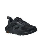 Hoka Anacapa 2 Low GTX Hiking Shoes (Nubuck Leather, Waterproof) Black Men's