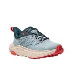 Hoka Anacapa 2 Low GTX Hiking Shoes (Nubuck Leather, Waterproof) Blue Ladies