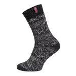 HomeOfSocks Wool Sock Scandinavian Flag Norway Anthracite Grey - 1 Pair