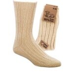 HomeOfSocks Wool Socks 100% Virgin Wool white - 1 Pair