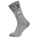 HomeOfSocks Lambswool Sock Scandinavian Flag 47 grey - 1 Pair
