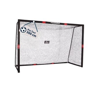 Hudora Football Goal Pro Tect 300 (high-quality, durable, easy assembly) black - 300x200x120cm
