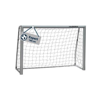Hudora Football Goal Expert 180 (stable, durable, weather-resistant) white - 180x120x60cm