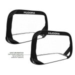 Hudora Pop Up Football Goals black - 2 goals