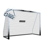 Hudora Football Goal Pro Tect 240 Advanced (high-quality, durable, easy assembly) white - 240x160x85cm