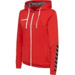 hummel Sport Hoodie hmlAUTHENTIC Poly Zip Hoodie (knitted polyester) red Women