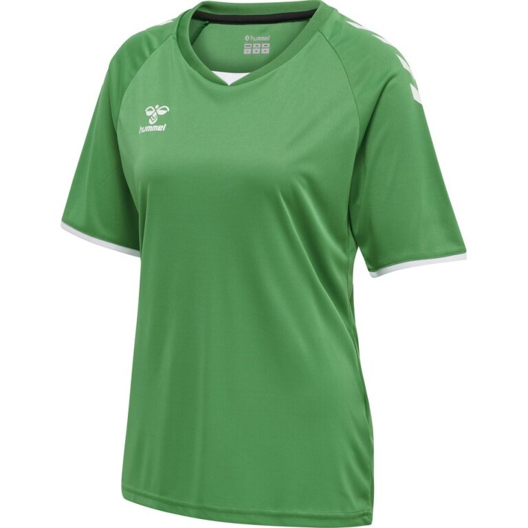 hummel Sport Shirt hmlCORE Volley Tee (Polyester, Jersey fabric) Short sleeve green Women