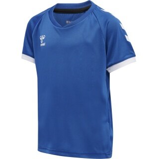 hummel Sport T-shirt hmlCORE Volley Tee (Polyester, Jersey fabric) Short sleeve dark blue Children