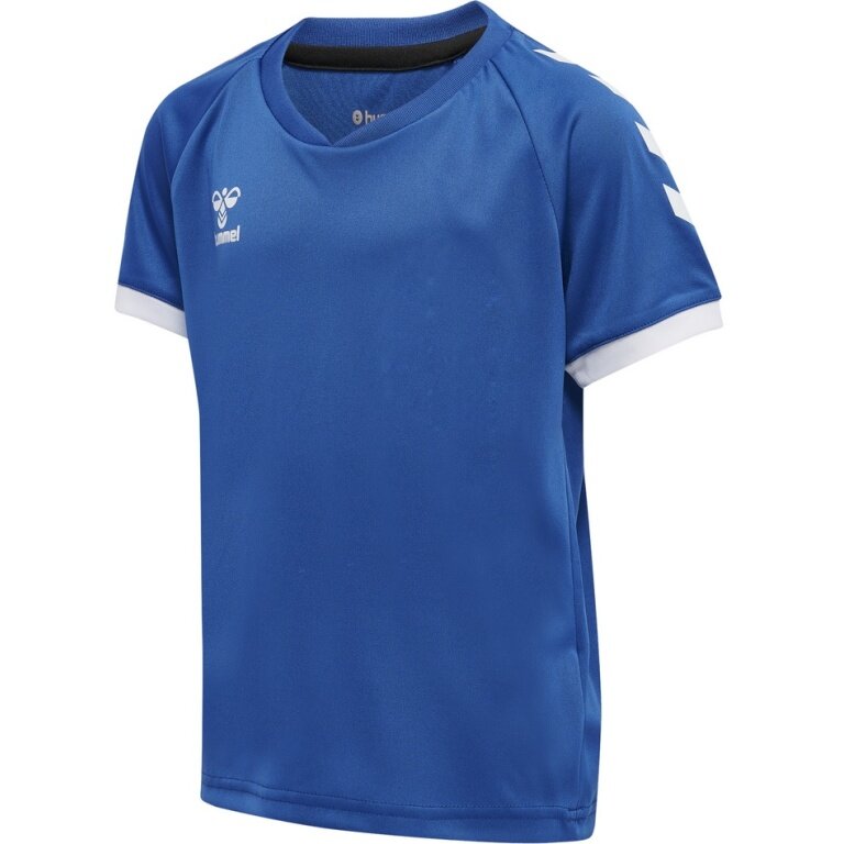 hummel Sport T-shirt hmlCORE Volley Tee (Polyester, Jersey fabric) Short sleeve dark blue Children