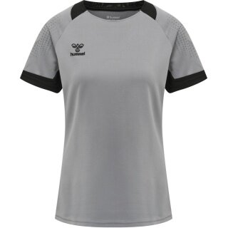 hummel Sport Shirt (Jersey) hmlLEAD Poly Jersey (Mesh Material) grey Women