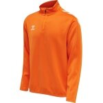 hummel Sport Long-Sleeve Shirt hmlCORE XK Half-Zip Poly Sweat (Polyester Sweat Fabric) Orange Men