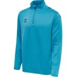 hummel Sport Long Sleeve Shirt hmlCORE XK Half-Zip Poly Sweat (Polyester Sweat Fabric) light blue Men