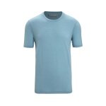 Icebreaker Hiking/Leisure Tshirt Tech Lite II (100% Wool, Fabric Thickness 150 Ultralight) Light Blue Men