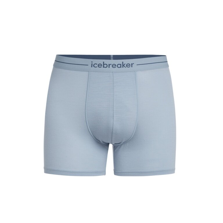 Icebreaker Anatomica Boxershorts (Merino Wool) Underwear Light Blue Men's