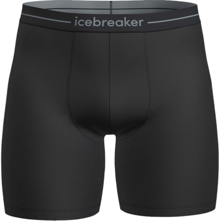 Icebreaker Boxer Shorts Anatomica Long (Merino Wool, longer cut) Underwear black Men (Kopie)