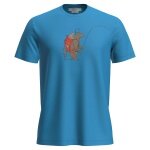 Icebreaker Wander/Leisure T-shirt Merino 150 Tech Lite Bear Catch (100% Merino wool) blue Men's