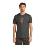 Icebreaker Wander-/Leisure T-shirt Merino 150 Tech Lite Bear Catch (100% Merino wool) grey men's