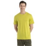 Icebreaker Functional T-shirt Sphere II SS - Merino Wool, Cool-Lite - moisture-regulating - lime/yellow Men
