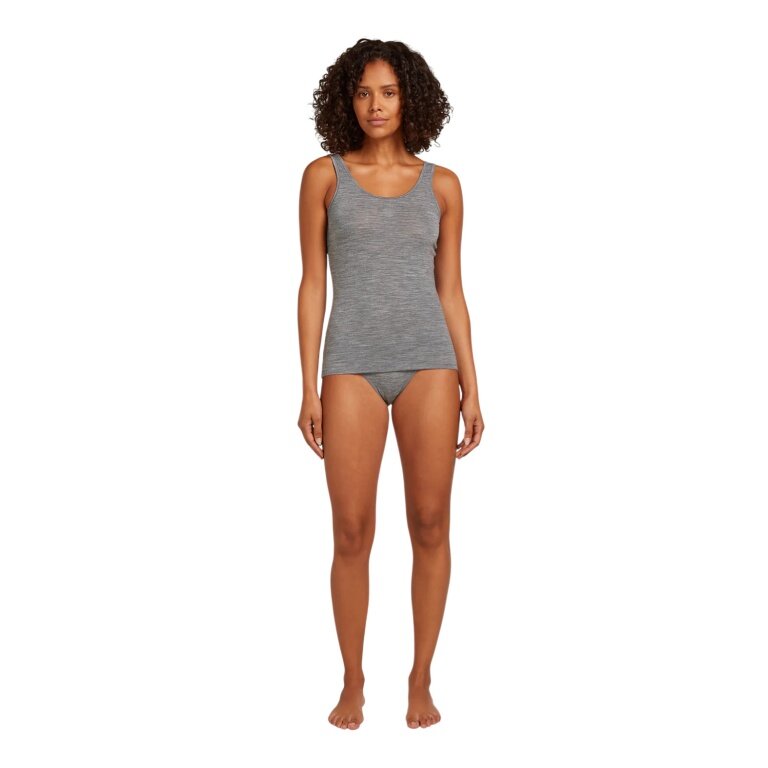 Icebreaker Underwear Tank Top Siren - Merino Wool - Grey Ladies