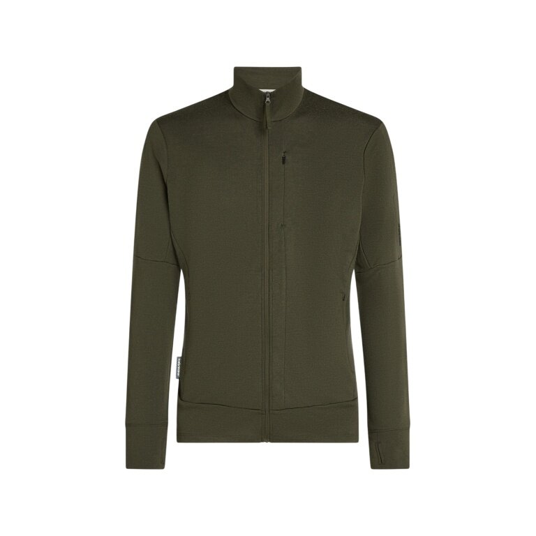 Icebreaker Wander-/Freizeitjacke Merino 260 Quantum IV Zip (Merino wool) loden green men's