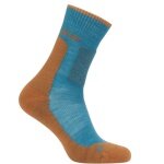 Icebreaker Wander Sock Crew Hike+ Medium (Merino wool, durable, lightweight) blue/orange men's