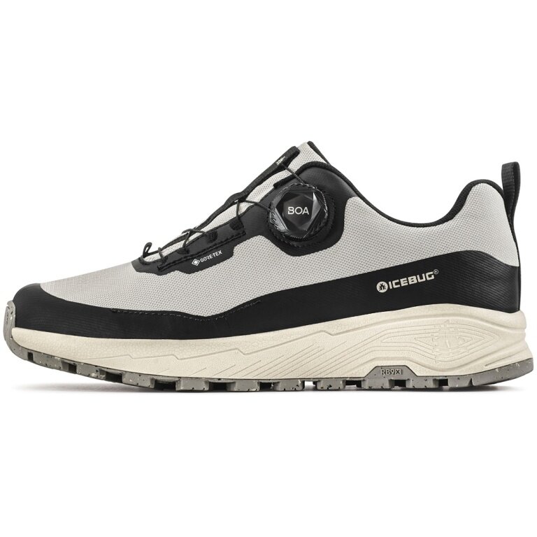 Icebug Trail Running Shoes Haze M BOA Lacing System RB9X GTX (waterproof) clay/light grey men's