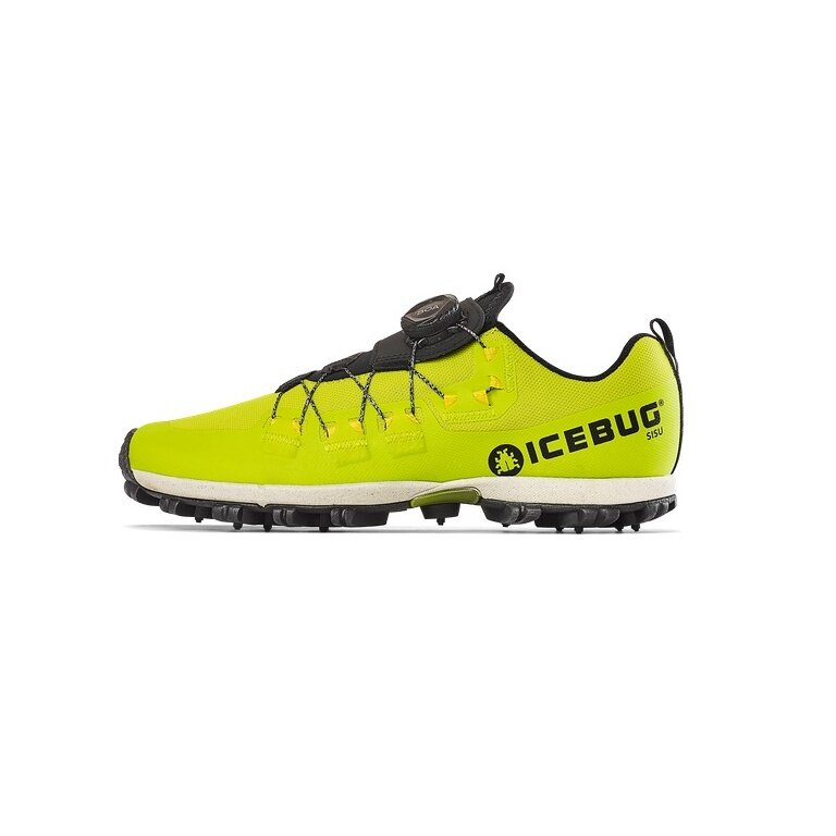 Icebug Trail Running Shoes Sisu OLX (BOA lacing system, with spikes) yellow Men