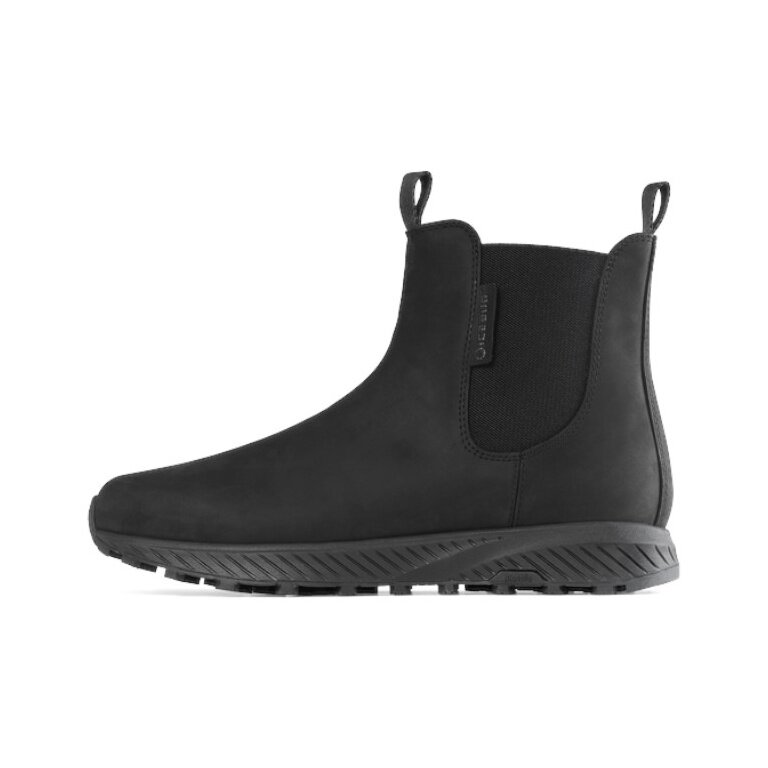 Icebug Nausta Biosole Ankle Boot (Nubuck Leather, Water-Repellent) Black Men's