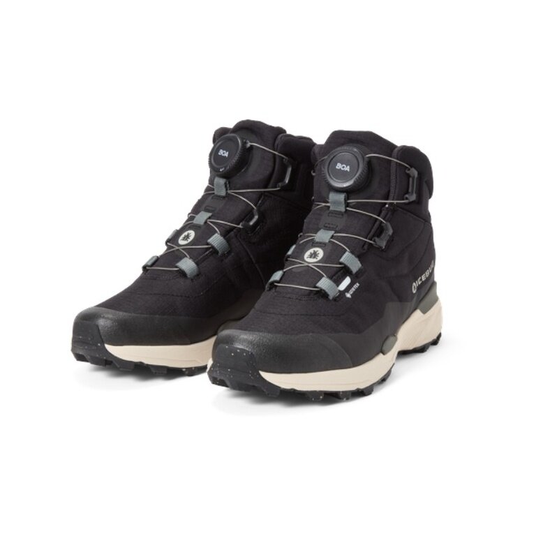 Icebug Rover 2 Mid RB9X GTX Hiking Shoes (waterproof, BOA® Fit System) 2026 black men's
