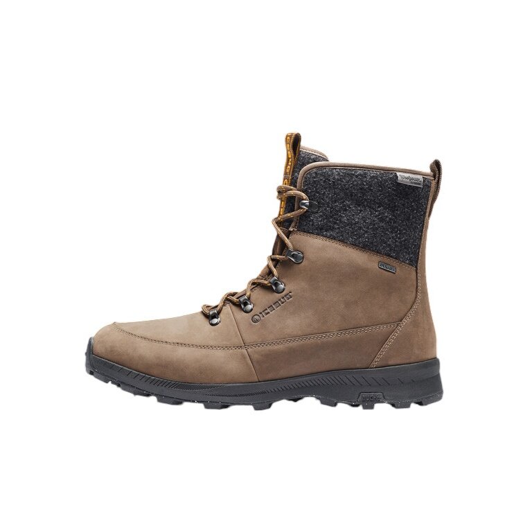 Icebug Winter Shoes Adak ReWool BUGrip (BUGdri® Membrane, Primaloft® Bio Insulation, Carbide Spikes) coffee brown Men's