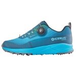 Icebug Winter Trail Running Shoes NewRun BUGrip GTX (BOA® Fit System, waterproof, with spikes) aquablue/mistblue ladies