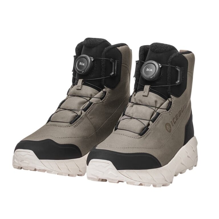 Icebug Alne NT Winter Boots (BOA Lacing System, Waterproof) timber brown/black Men's