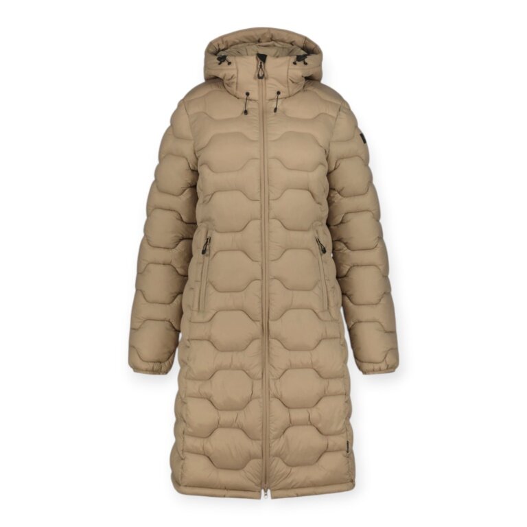 Icepeak Bandis Winter Coat in Down Look (warm, windproof) brown ladies