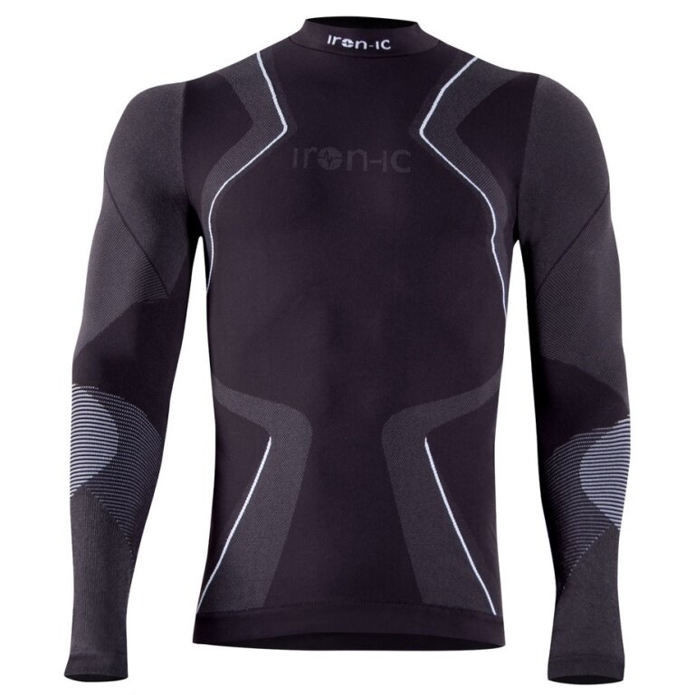 Iron-IC Functional Underwear Long Sleeve Performance (breathable) black/gray Men