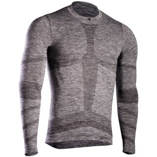 Iron-IC Functional Underwear Long Sleeve Performance (lightweight and breathable) grey melange Men