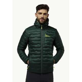 Jack Wolfskin Winter Down Jacket Passamani 2024 (very warm, waterproof, windproof) dark olive green men's
