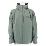 Jack Wolfskin Tempest 2-Layer Rain Jacket (Weather Protection Jacket, Waterproof) Eucalyptus Green Men's