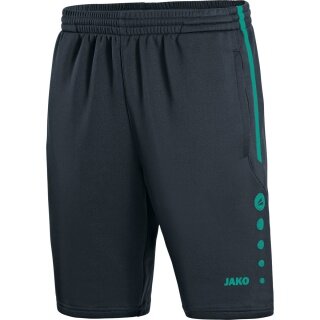 JAKO Sports Shorts Active Short Anthracite/Turquoise Boys