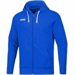 JAKO Leisure Hooded Jacket Base (70% Cotton) Royal Blue Kids