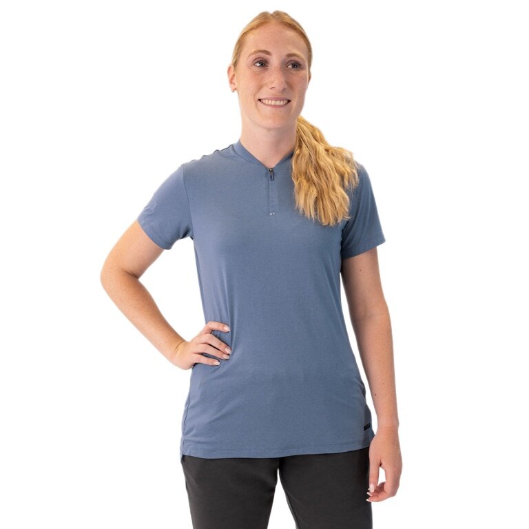 JAKO Leisure Polo Pro Casual (Polyester Stretch Jersey) smoke blue Ladies